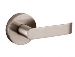 Investment Casting Stainless Steel Door Handle , CPSIA Brushed Treatmen SS casting foundry